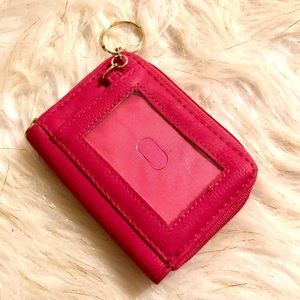 Hot Pink Mini Chain Wallet